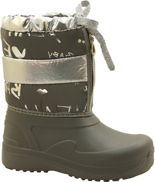 Сапоги для девочки Кредо 18-д-26 р.31-32 зеленый с серебристым 