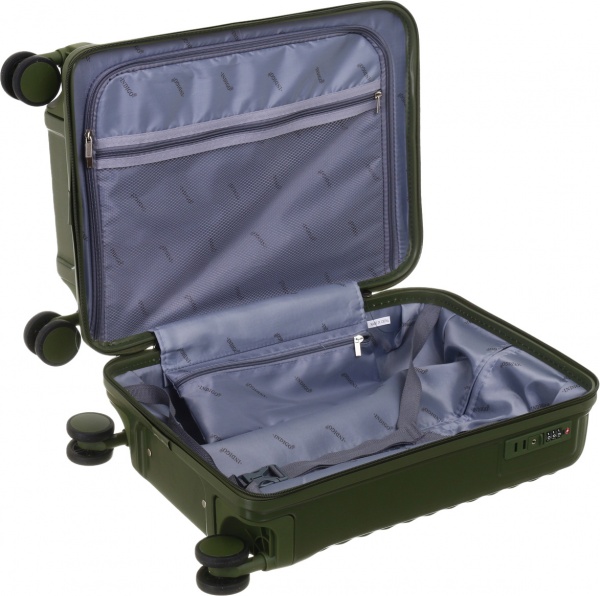 Чемодан 40 л зеленый LS22400 48х36х23 ABS 