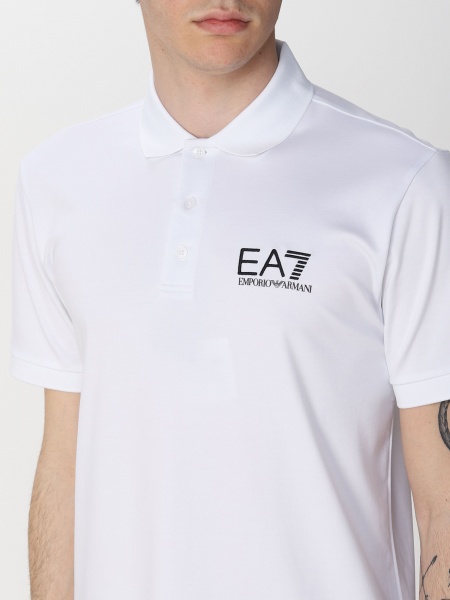 Поло EA7 POLO SHIRT 3LPF02-PJEEZ-1100 р.M белый