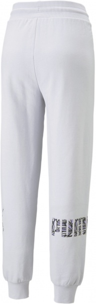 Брюки Puma POWER NOVA SHINE COLORBLOCK HIGH-WAIST PANTS TR 67444768 р. XL голубой