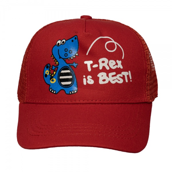 Бейсболка Devilon 3-8 лет р.48-54 красный 518882 