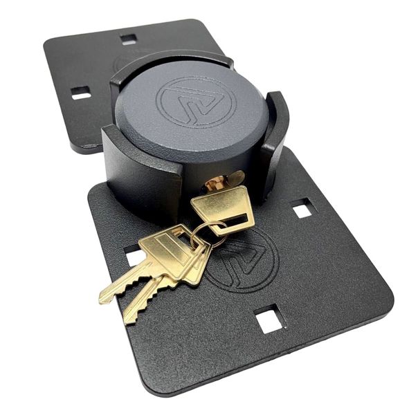 Замок навісний Aspect ЗН-С-Ш_73 у комплекті з вушками №4 краб (накладний) 