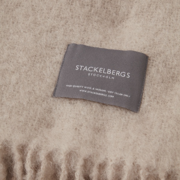 Плед 130x170 см тауп Stackelbergs 