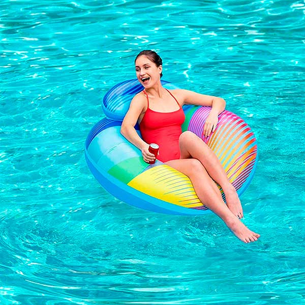 Кресло надувное Bestway с подсветкой 118х117 см