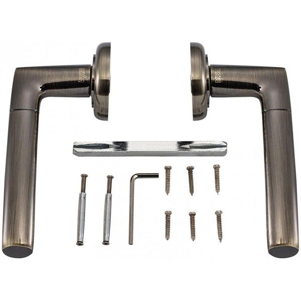 Ручка на розетке MVM Esse Z-1210 AB старая бронза