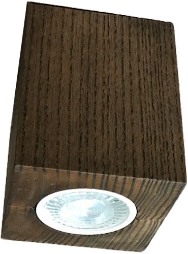 Світильник точковий Iterna Ceiling LW006 куб 35 Вт GU5.3 дерево темне 