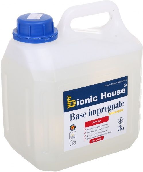 Просочувач Bionic House Base impregnate Антижук 3 л