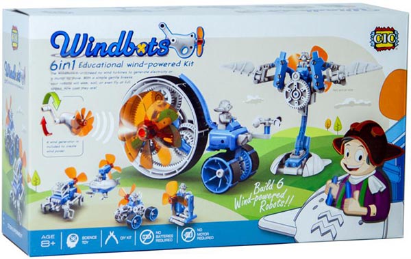 Конструктор CIC Робот-вітрохід 6 в 1 STEM 21-636