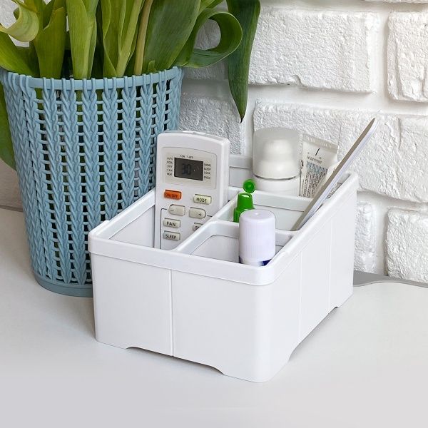 Органайзер поліпропіленовий MVM FH-18 WHITE 97x140x170 мм