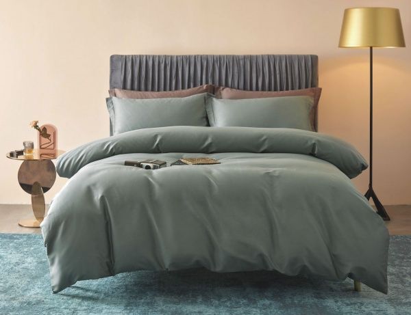 Простирадло Mono Green D 240x260 см зелений La Nuit 