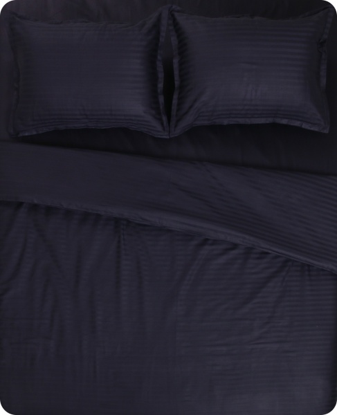 Комплект постельного белья 2 черный 