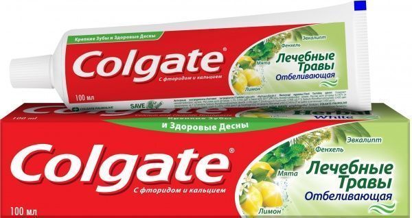 Зубная паста Colgate Лечебные травы Отбеливающая 100 мл