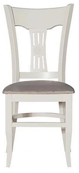 Стул Prestol Сильва 560х470х940 мм серый / белый