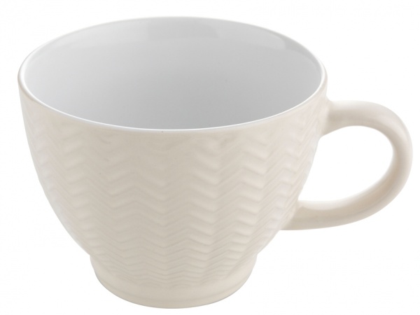 Чашка Jumbo Basima 470 мл бежевый Florina