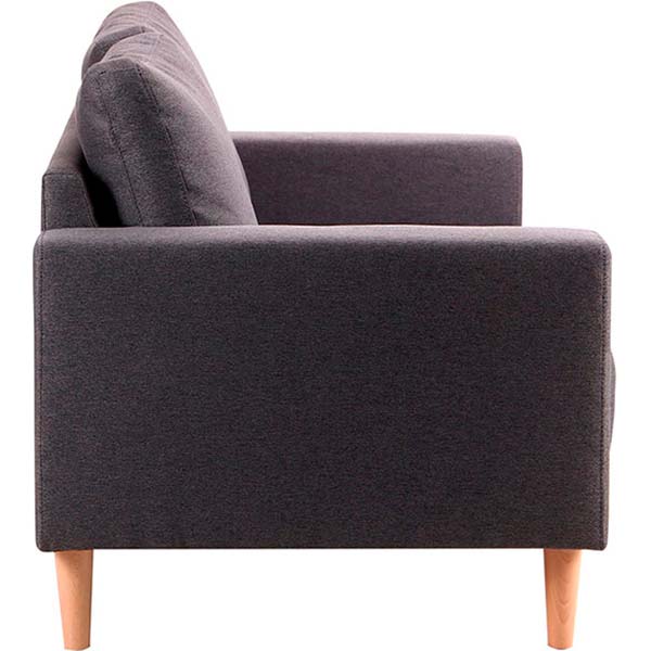 Диван прямий AMF Art Metal Furniture Monet 2-містний нерозкладний сірий 1400x780x790 мм