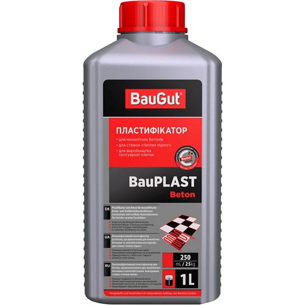 Пластифікатор в бетон BauGut BauPLAST Beton 1 л