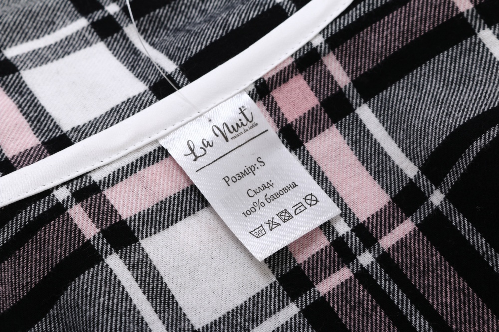 Костюм домашній La Nuit Home Rosalie р. L чорний із рожевим