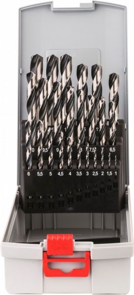 Набір свердел Bosch HSS PointTeQ ProBox 34 мм 1-13 мм 25 шт. 2608577352