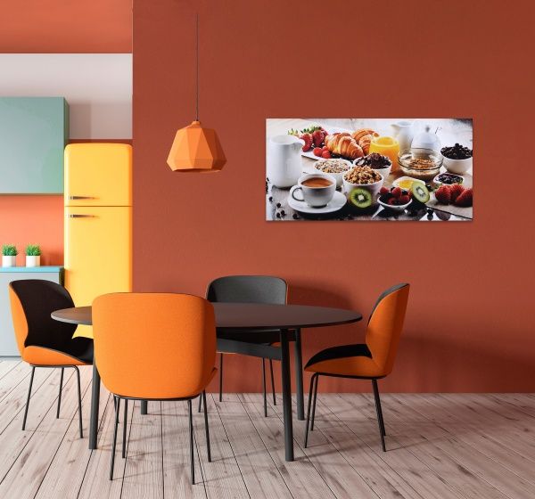 Репродукція Їжа та напої Сніданок 45x98 см 