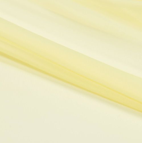 Тканина тюлева ТК-Домашній текстиль ТОВ Вуаль однотонна, лимонно-жовтий 300 см 