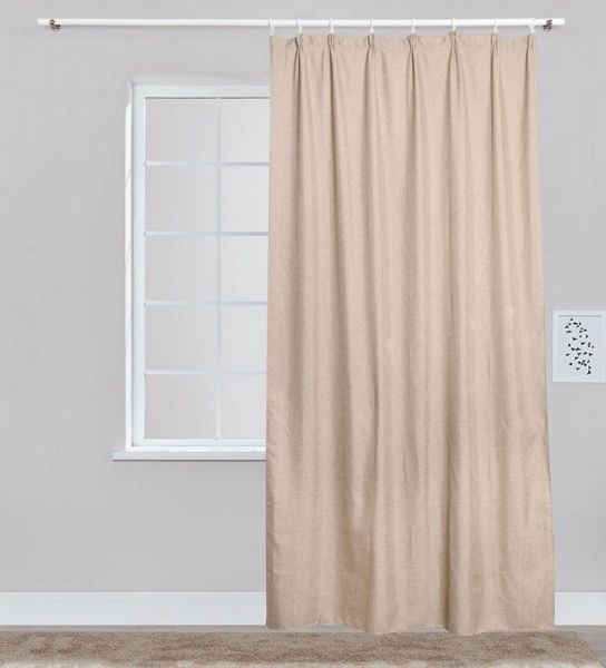 Штора Linen тауп 160х275 см La Nuit