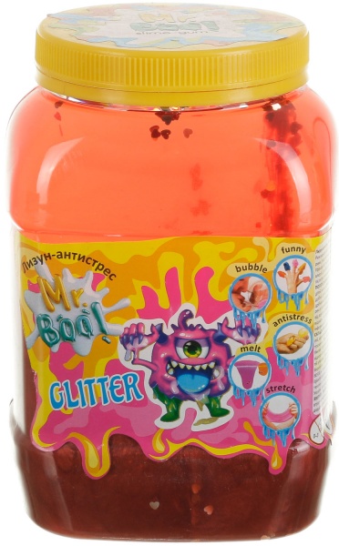 Лизун-антистрес Glitter в асортименті 1150 г Mr Boo