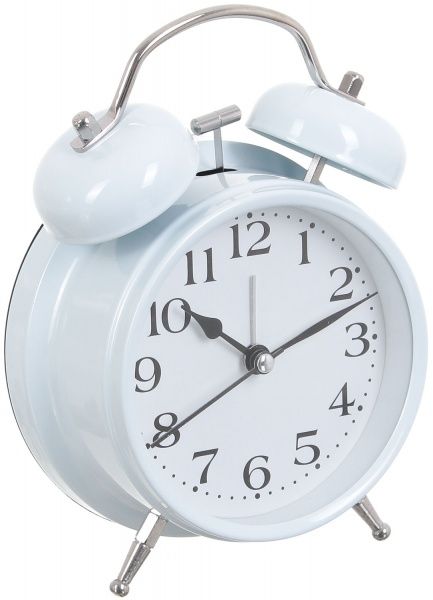 Будильник Flash 16.8х6.3 см білий