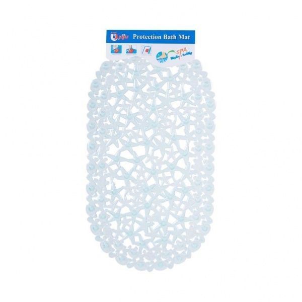 Коврик для ванной комнаты Звезды 67х37 см белый