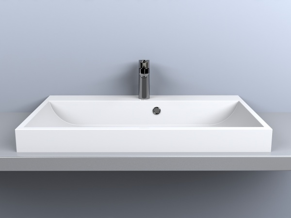 Умывальник мебельный Miraggio Varna 800 (Matte) 80x42 см белый матовый