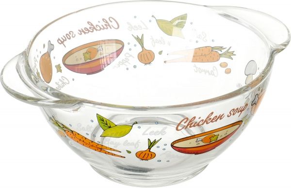 Бульйонниця з ручками Смачний супчик 560 мл Luminarc