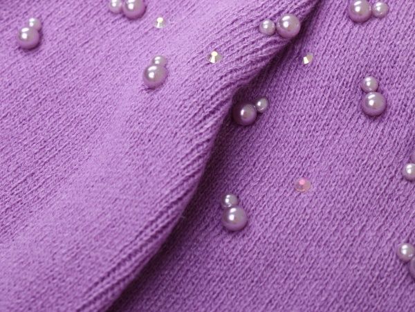 Шапочка дитяча для дівчинки Kraft+ 9750 р.50-52 темно-фіолетовий 