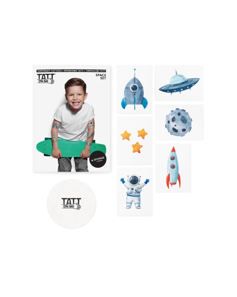 Тату временное TATTon.me Space Set