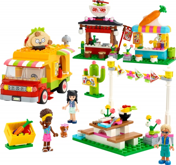 Конструктор LEGO Friends Ринок вуличної їжі 41701