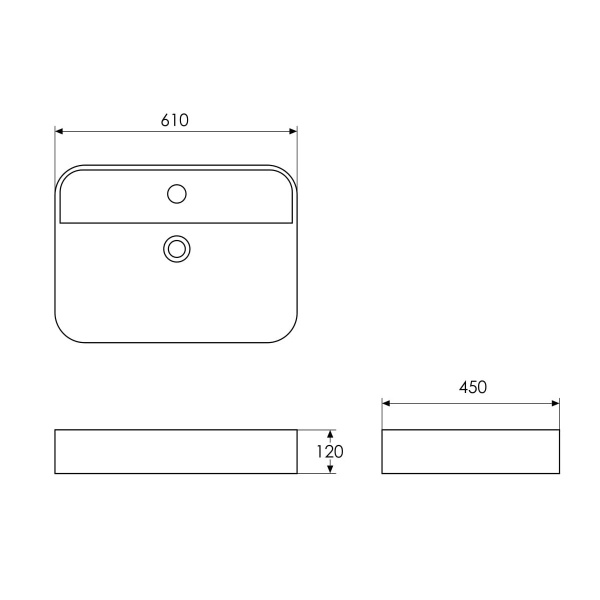 Умывальник Imprese i11205