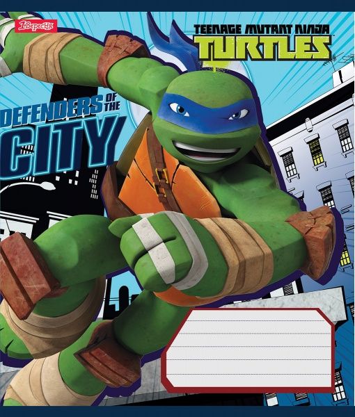 Комплект тетрадей TMNT Defenders 12 листов в линию 25 шт. YES