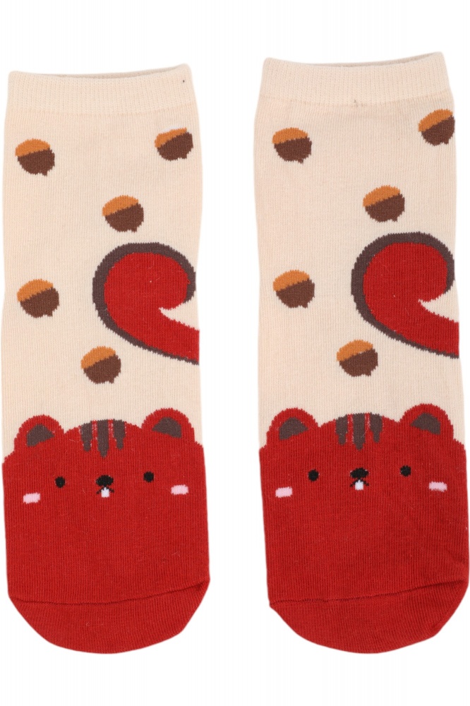 Носки женские La Nuit Home Мишка р.one size бежевый