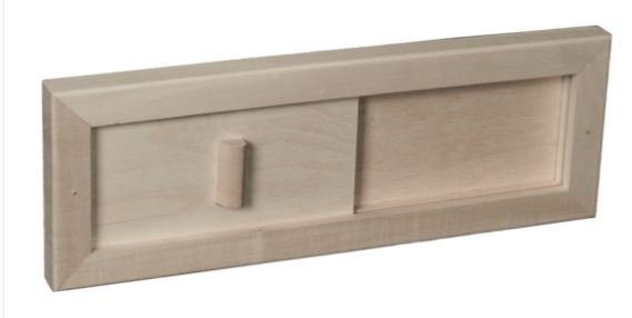 Задвижка для вентиляции Woodprofile 365х125 липа