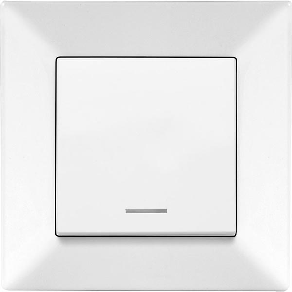 Выключатель одинарный Viko Meridian белый