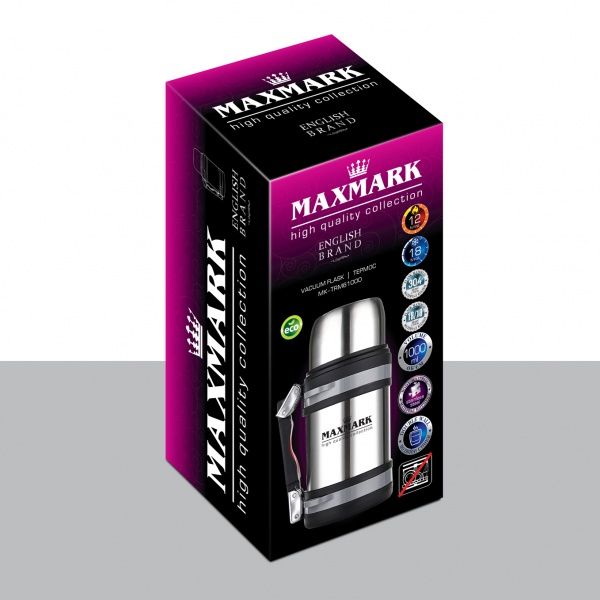 Термос Classic 1 л срібний MK-TRM61000 Maxmark