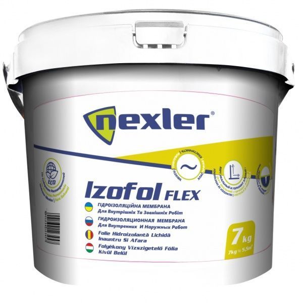 Гидроизоляция NEXLER Izofol Flex 7 кг 