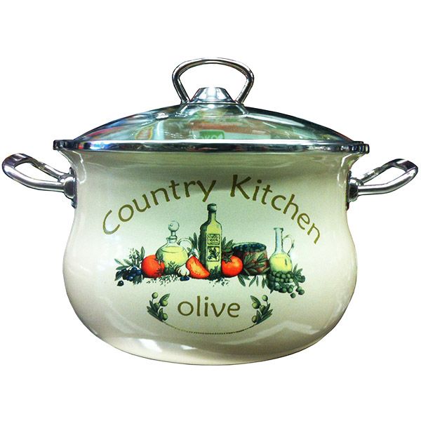 Кастрюля Epos Olive с крышкой 3.5 л