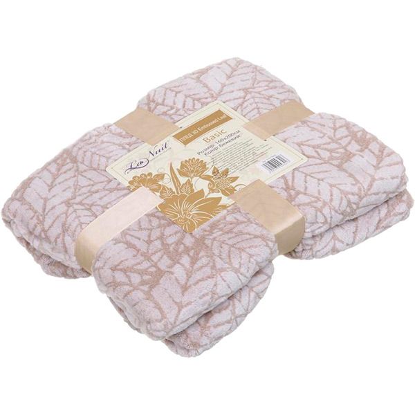 Плед 3D Embossed Leaf 160x200 см бежевый La Nuit 