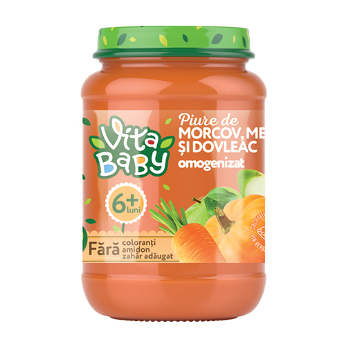 Пюре Vita Baby Морква-яблуко-гарбуз без цукру 
