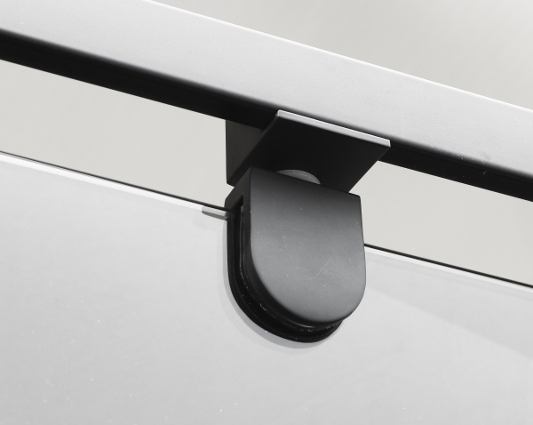 Огородження душове EGO Wave Black 1200x800x2000 мм 