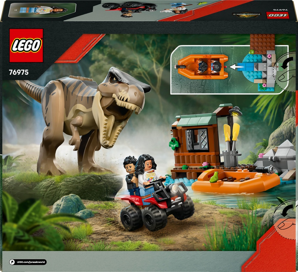 Конструктор LEGO Jurassic World Втеча річкою від тиранозавра 76975