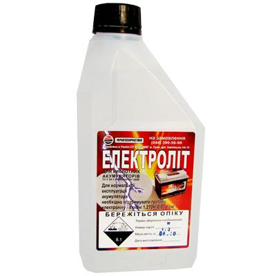 Электролит кислотный УАЗ 1 л