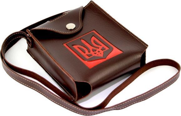 Фляга металева в чохлі Герб України PT-18