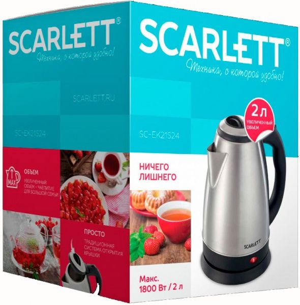 Электрочайник Scarlett SC-EK21S24 