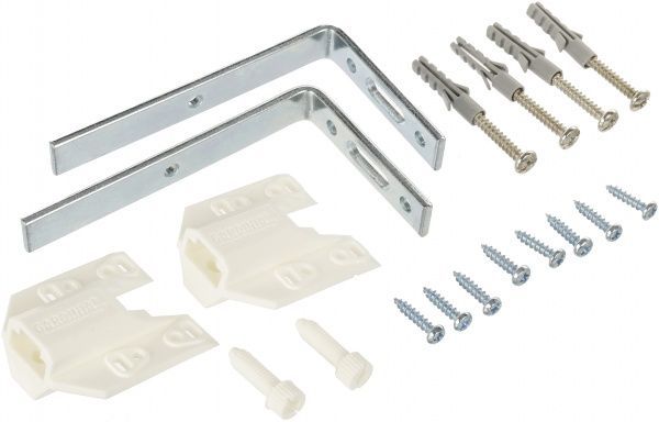 Тримач до стельового карнизу Gardinia набірний білий 