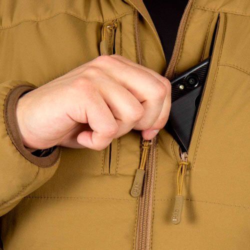 Куртка P1G-Tac Calidum (Polartec Power-Fill) Mil-Spec [1174] Coyote Brown 2XL 